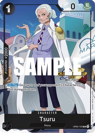 Tsuru (CS 2023 Event Pack) (OP02-106) - One Piece Promotion Cards Foil - for just $3.70! 