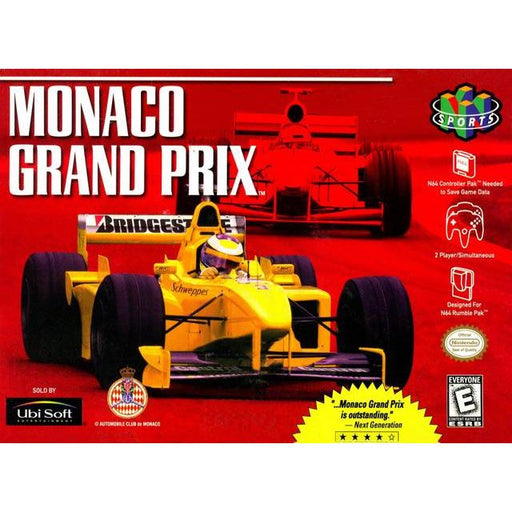 Monaco Grand Prix (Nintendo 64) - Just $0! Shop now at Retro Gaming of Denver