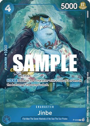 Jinbe (CS 2023 Event Pack) (P-030) - One Piece Promotion Cards Foil - for just $7.10! 