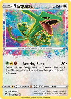 Rayquaza (138/185) [Sword & Shield: Vivid Voltage] - for just $10.45! 
