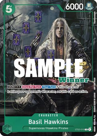 Basil Hawkins (CS 2023 Top Players Pack) [Winner] (ST02-010) - One Piece Promotion Cards Foil - for just $0.10! 
