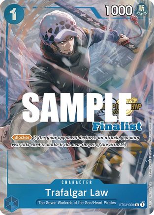 Trafalgar Law (CS 2023 Top Players Pack) [Finalist] (ST03-008) - One Piece Promotion Cards Foil - for just $18.88! 