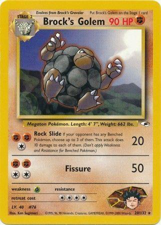 Brock's Golem (20/132) [Gym Heroes Unlimited] - for just $7.15! 