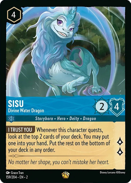 Sisu - Divine Water Dragon (159/204) - Rise of the Floodborn - for just $0.30! 