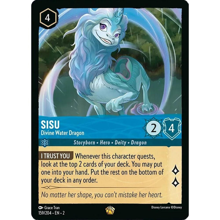 Sisu - Divine Water Dragon (159/204) [Rise of the Floodborn] - Just $0.50! Shop now at Retro Gaming of Denver