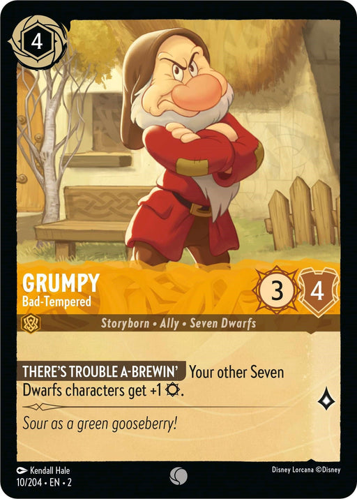 Grumpy - Bad-Tempered (10/204) - Rise of the Floodborn - for just $0.02! 