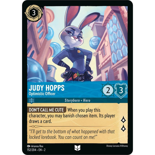 Judy Hopps - Optimistic Officer (152/204) [Rise of the Floodborn] - Just $0.10! Shop now at Retro Gaming of Denver