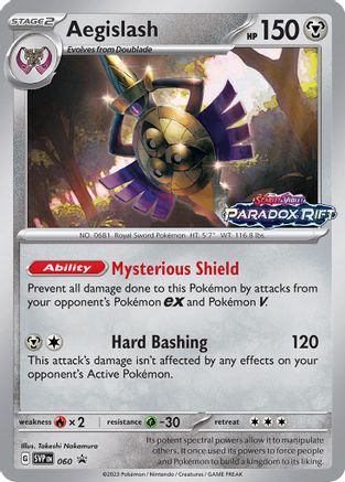 Aegislash (Prerelease) 060 - SV Scarlet & Violet Promo Cards Holofoil - for just $0.80! 