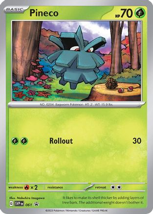 Pineco 061 - SV Scarlet & Violet Promo Cards Holofoil - for just $0.17! 