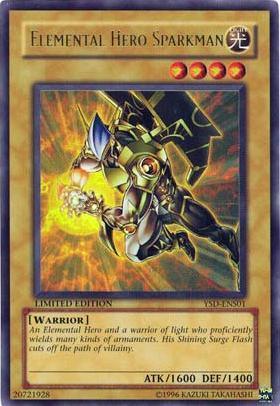 Elemental HERO Sparkman [YSD-ENS01] Ultra Rare - for just $3.75! 