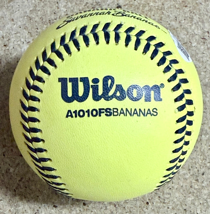 Savannah Bananas Owner & Founder Jesse Cole Signed Official Yellow Banana Ball - for just $150! 