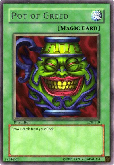 Pot of Greed [LOB-119] Rare - for just $2.50! 