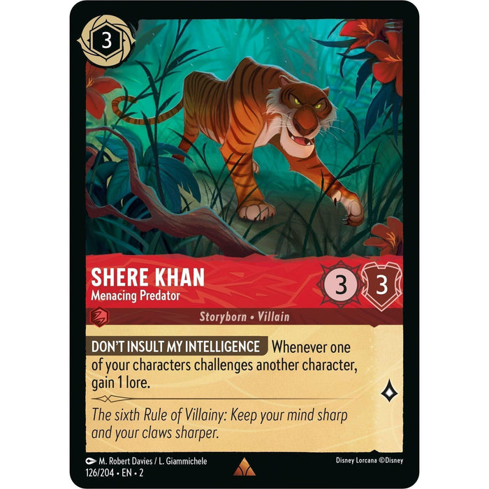 Shere Khan - Menacing Predator (126/204) [Rise of the Floodborn] - Just $0.80! Shop now at Retro Gaming of Denver