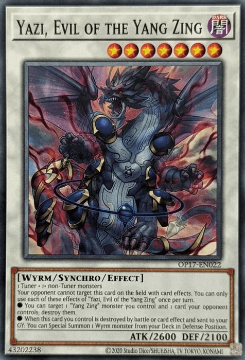 Yazi, Evil of the Yang Zing [OP17-EN022] Common - for just $0.10! 
