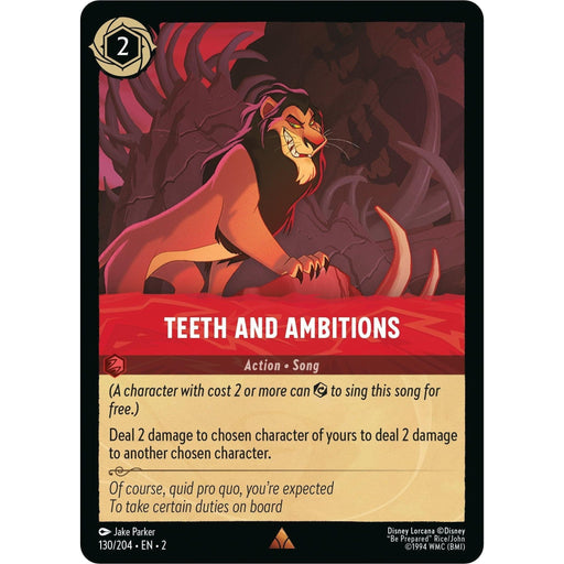 Teeth and Ambitions (130/204) [Rise of the Floodborn] - Just $0.20! Shop now at Retro Gaming of Denver