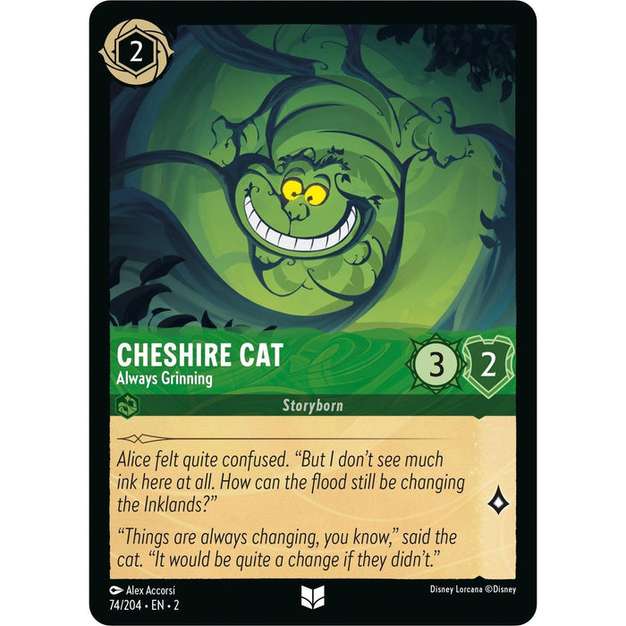 Cheshire Cat - Always Grinning (74/204) [Rise of the Floodborn] - Just $0.05! Shop now at Retro Gaming of Denver