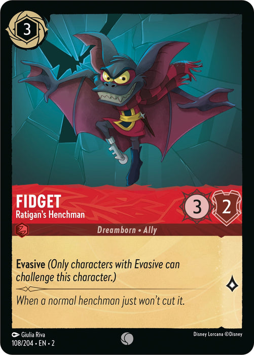 Fidget - Ratigan's Henchman (108/204) - Rise of the Floodborn - for just $0.02! 