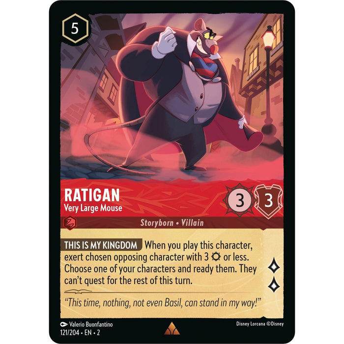 Ratigan - Very Large Mouse (121/204) [Rise of the Floodborn] - Just $0.05! Shop now at Retro Gaming of Denver