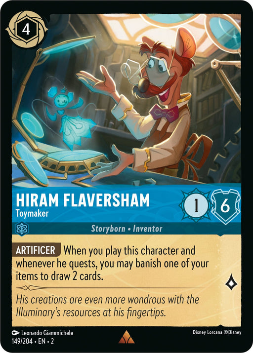 Hiram Flaversham - Toymaker (149/204) - Rise of the Floodborn - for just $0.10! 