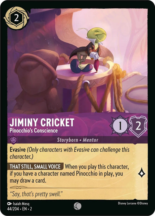 Jiminy Cricket - Pinocchio's Conscience (44/204) - Rise of the Floodborn - for just $0.02! 
