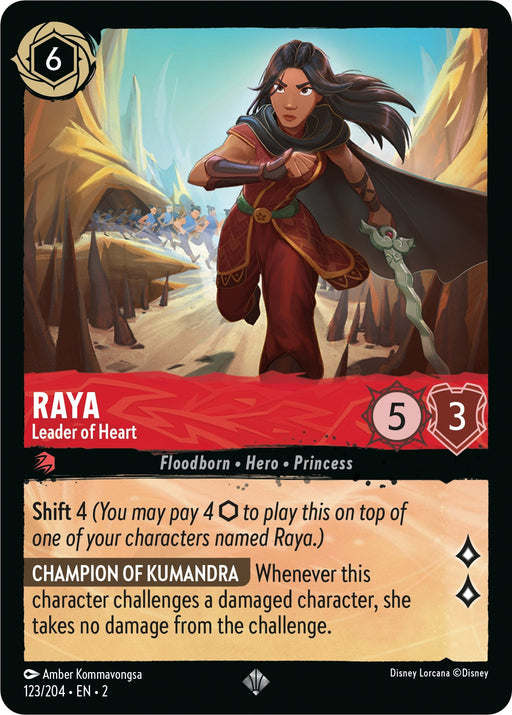 Raya - Leader of Heart (123/204) - Rise of the Floodborn - for just $0.06! 