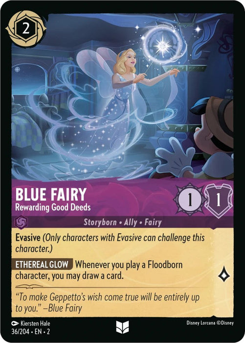 Blue Fairy - Rewarding Good Deeds (36/204) - Rise of the Floodborn - for just $0.05! 