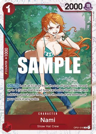 Nami - OP01-016 (Ultra Deck: The Three Captains) (OP01-016) - One Piece Promotion Cards Foil - for just $2.55! 