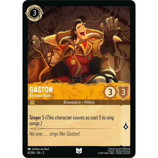 Gaston - Baritone Bully (8/204) [Rise of the Floodborn] - Just $0.10! Shop now at Retro Gaming of Denver