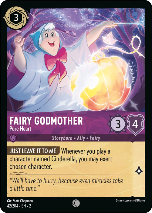 Fairy Godmother - Pure Heart (42/204) - Rise of the Floodborn - for just $0.03! 