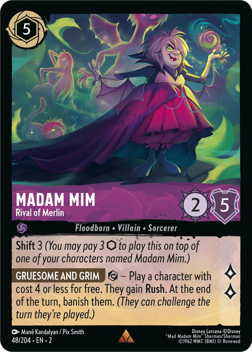 Madam Mim - Rival of Merlin (48/204) - Rise of the Floodborn - for just $0.08! 
