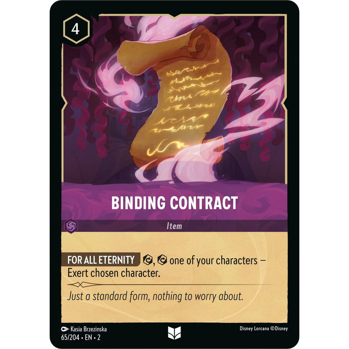 Binding Contract (65/204) [Rise of the Floodborn] - Just $0.05! Shop now at Retro Gaming of Denver