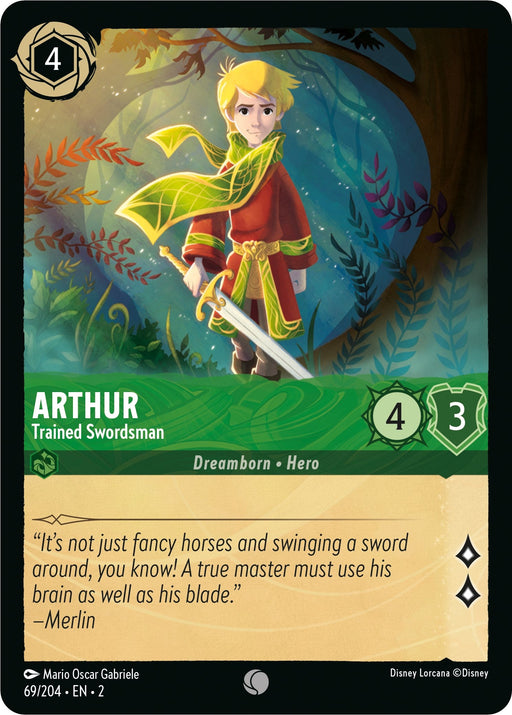 Arthur - Trained Swordsman (69/204) - Rise of the Floodborn - for just $0.02! 