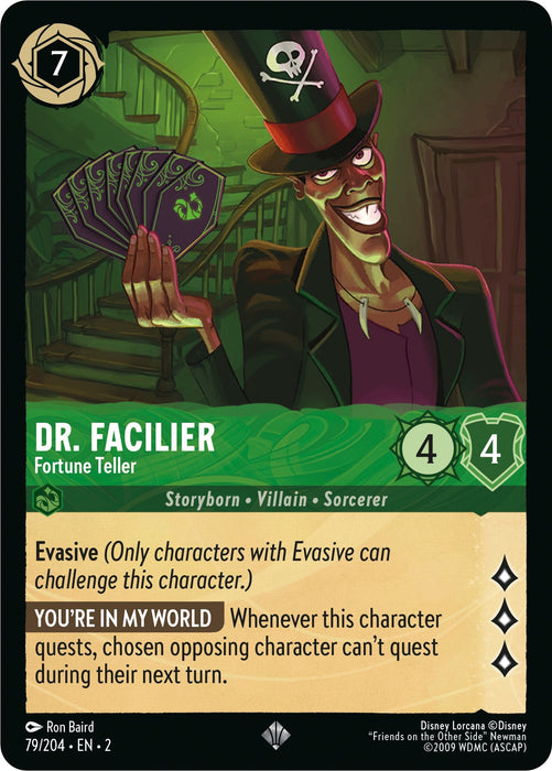 Dr. Facilier - Fortune Teller (79/204) - Rise of the Floodborn - for just $0.06! 