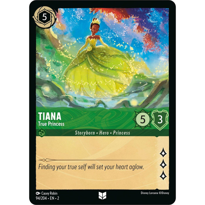 Tiana - True Princess (94/204) [Rise of the Floodborn] - Just $0.05! Shop now at Retro Gaming of Denver