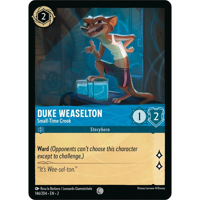 Duke Weaselton - Small-Time Crook (146/204) [Rise of the Floodborn] - Just $0.04! Shop now at Retro Gaming of Denver