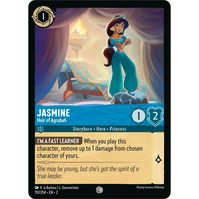 Jasmine - Heir of Agrabah (151/204) [Rise of the Floodborn] - Just $0.10! Shop now at Retro Gaming of Denver