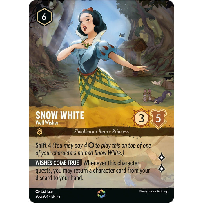 Snow White - Well Wisher (Alternate Art) (206/204) [Rise of the Floodborn] - Just $30.15! Shop now at Retro Gaming of Denver