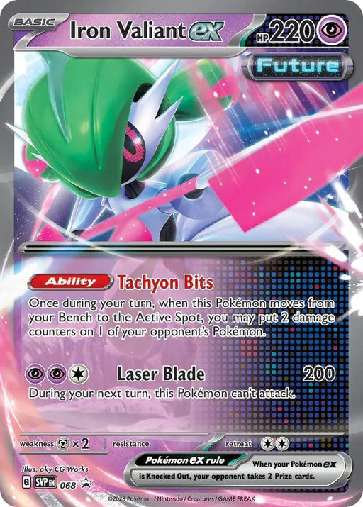 Iron Valiant ex (068) [Scarlet & Violet: Black Star Promos] - for just $0.35! 