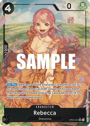Rebecca (Alternate Art) (OP05-091) - Awakening of the New Era Foil - for just $15.38! 