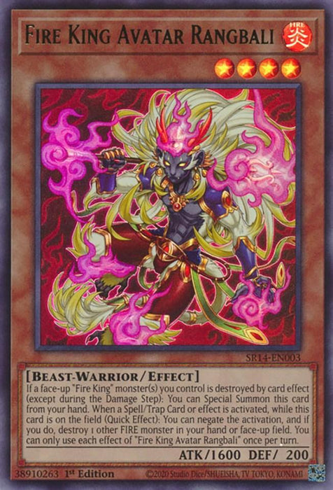 Fire King Avatar Rangbali [SR14-EN003] Ultra Rare - for just $0.15! 