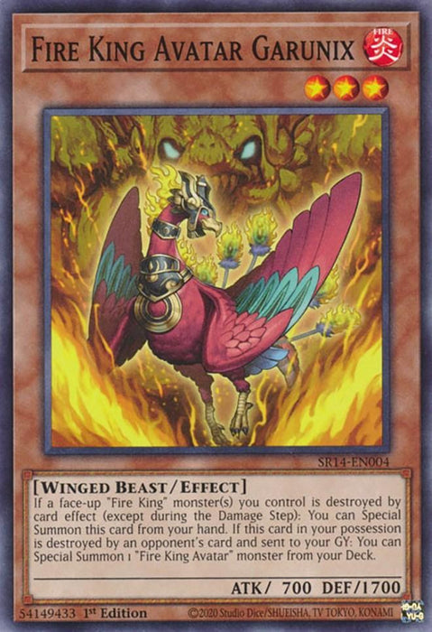 Fire King Avatar Garunix [SR14-EN004] Common - for just $0.10! 