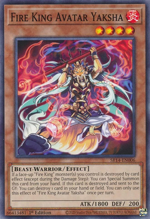 Fire King Avatar Yaksha [SR14-EN006] Common - for just $0.10! 