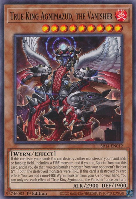 True King Agnimazud, the Vanisher [SR14-EN012] Common - for just $0.10! 