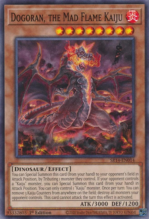 Dogoran, the Mad Flame Kaiju [SR14-EN014] Common - for just $0.15! 