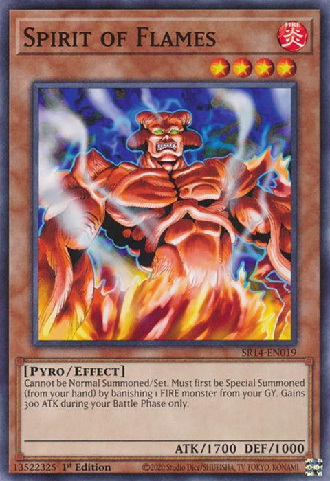 Spirit of Flames [SR14-EN019] Common - for just $0.10! 
