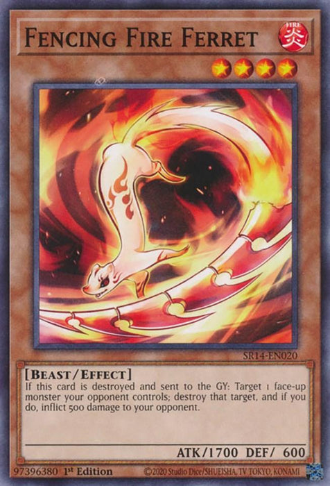 Fencing Fire Ferret [SR14-EN020] Common - for just $0.10! 
