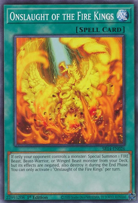 Onslaught of the Fire Kings [SR14-EN026] Common - for just $0.10! 