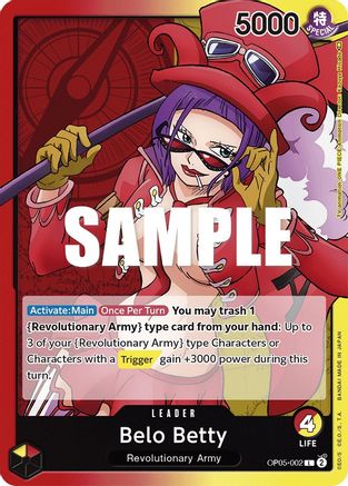 Belo Betty (002) (OP05-002) - Awakening of the New Era - for just $0.13! 