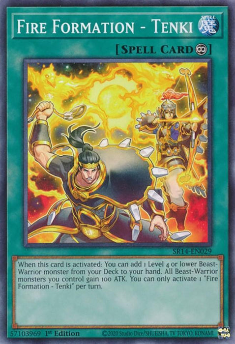 Fire Formation - Tenki [SR14-EN029] Common - for just $0.15! 