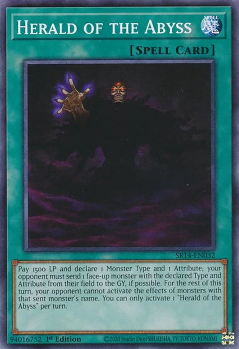 Herald of the Abyss [SR14-EN032] Common - for just $0.10! 